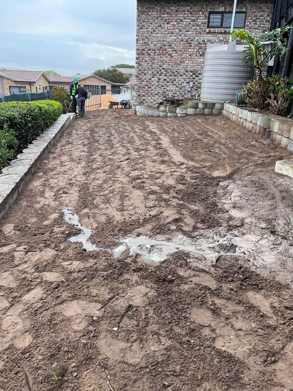 Paving and landscaping project by Grobler & Co