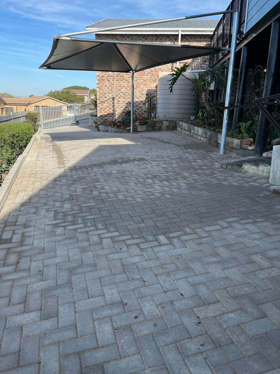 Finished paving and outdoor area by Grobler & Co